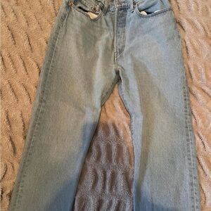 Levi's Light Blue Straight Leg Jeans